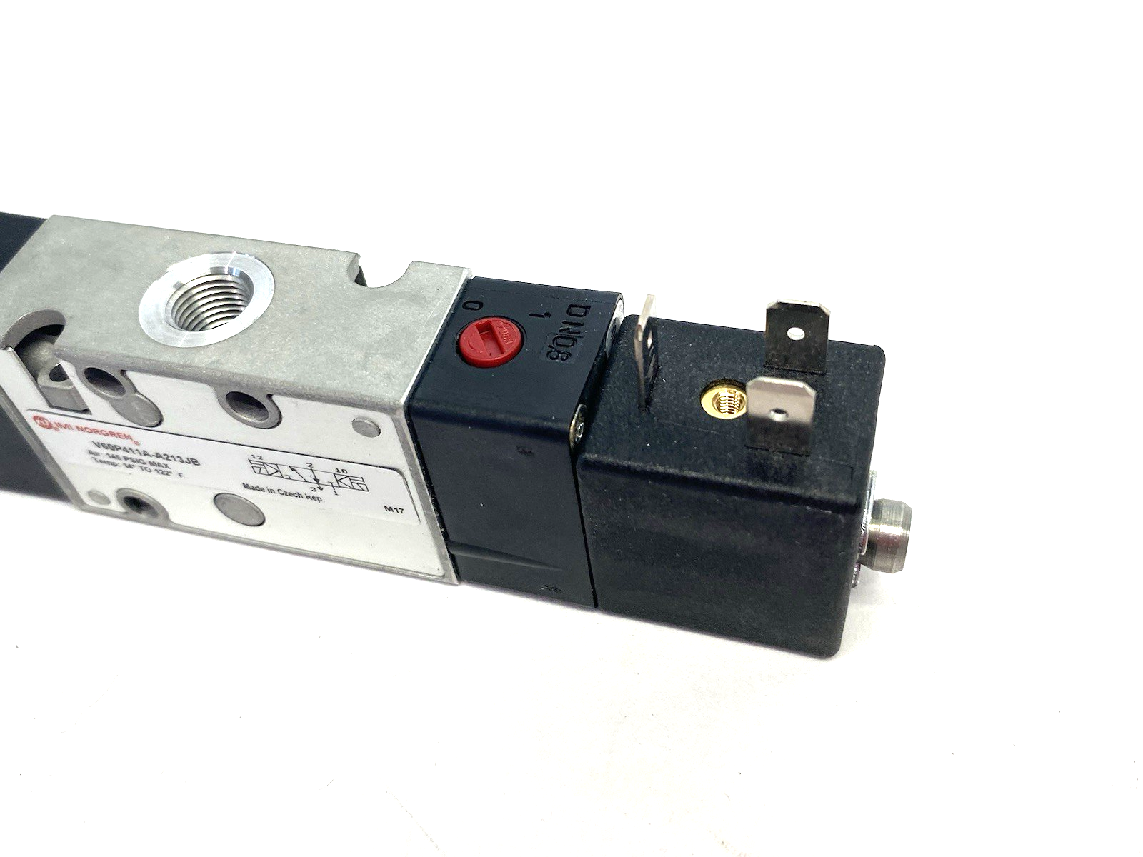 IMI Norgren V60P411A-A213JB Double Solenoid Actuated Valve 5/2-Way 24VDC - Maverick Industrial Sales