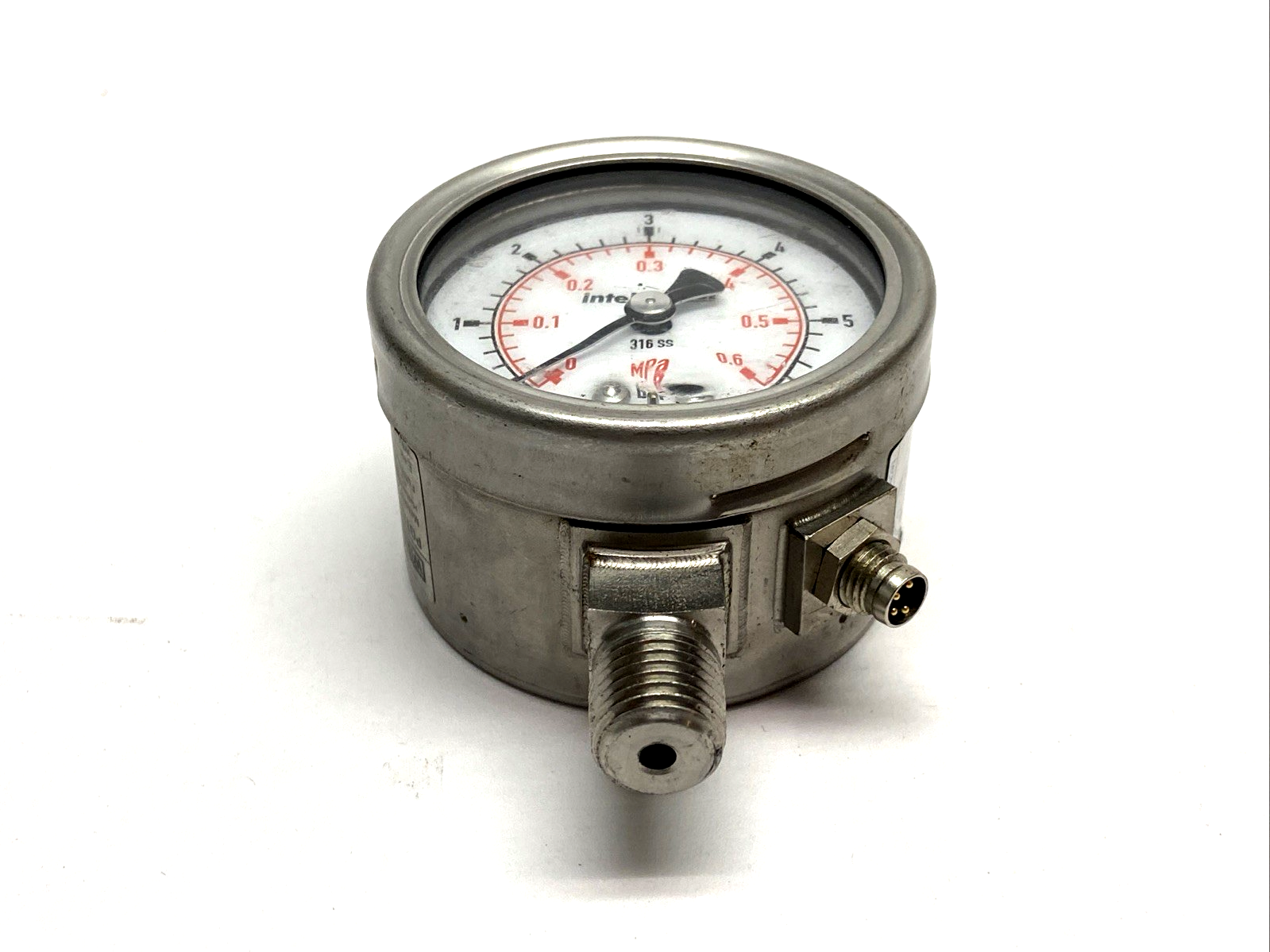 Wika PGT23.063 Bourdon Tube Pressure Gauge w/ Output Signal - Maverick Industrial Sales