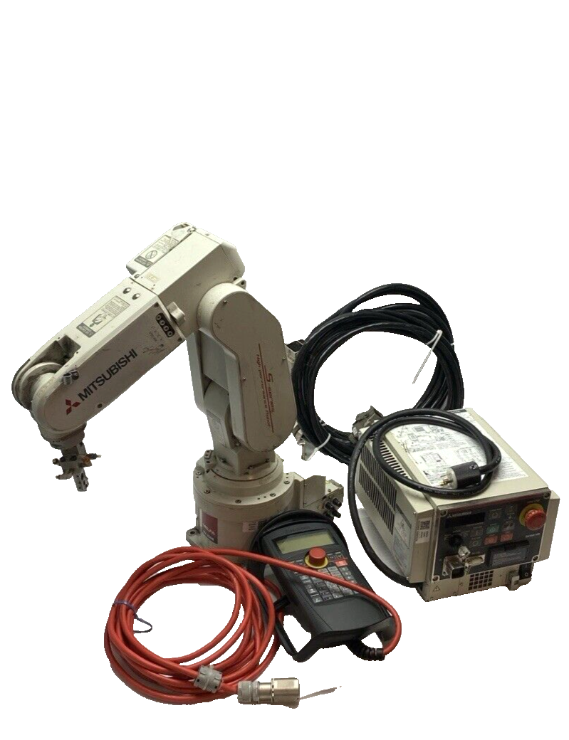Mitsubishi RV-2SDB-S15 Industrial Robot, Melfa CR1DA-771-S15 Control and R32TB - Maverick Industrial Sales