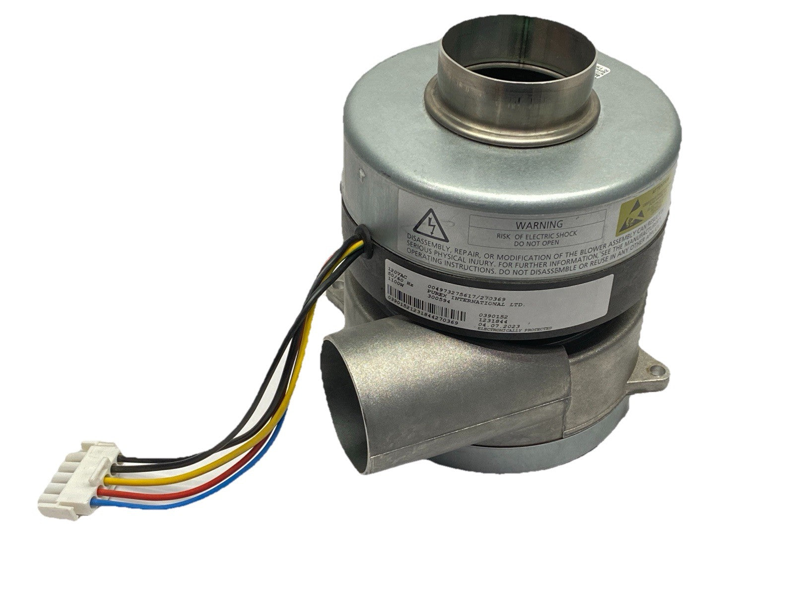 300594 | Purex Blower Motor 120VAC 50/60Hz Fume Extractor 004973275617/270369 - Used - Maverick Industrial Sales
