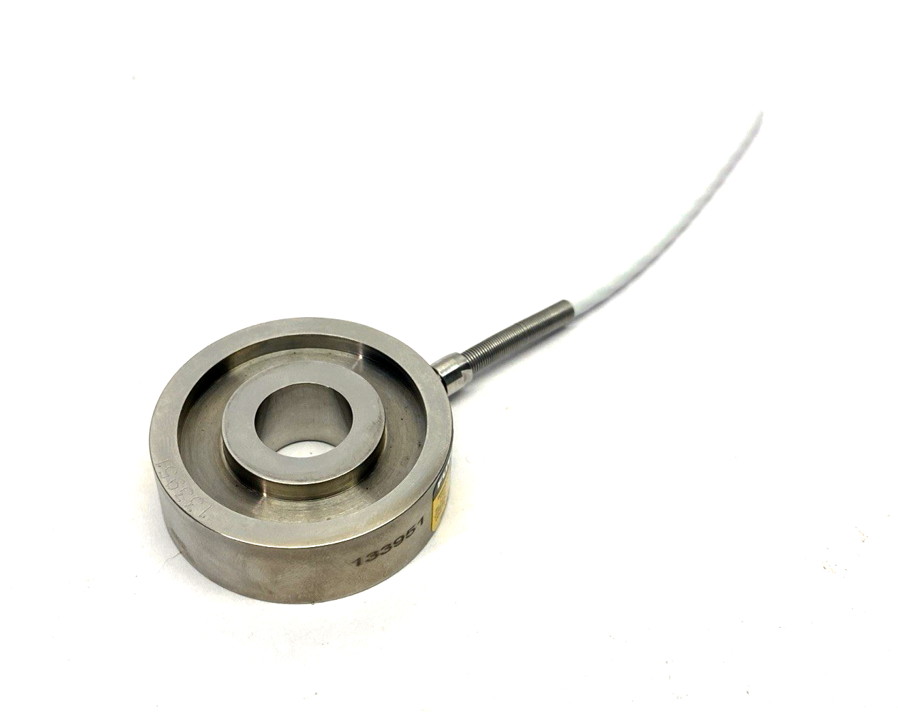 133951 | Futek Load Cell 16mm I.D. 50mm O.D. - Used - Maverick Industrial Sales