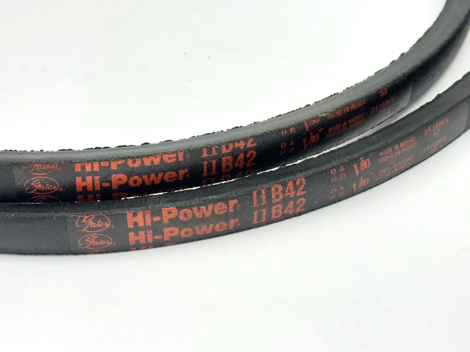 Gates 9003-2042 Hi-Power II V-Belt B42 LOT OF 2 - Maverick Industrial Sales