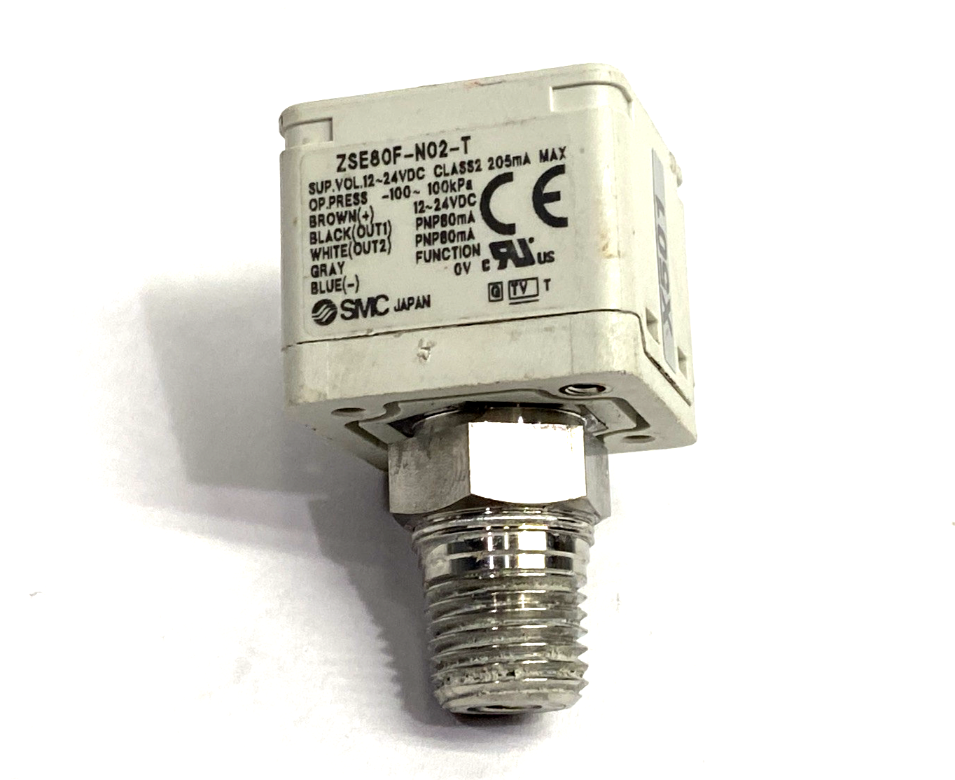 SMC ZSE80F-N02-T Vacuum Switch 1/4" NPT - Maverick Industrial Sales