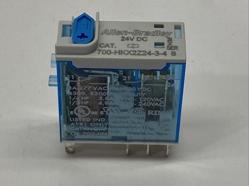 Allen Bradley 700-HKX2Z24-3-4 Ser B  Slim Line Relay 24VDC - Maverick Industrial Sales