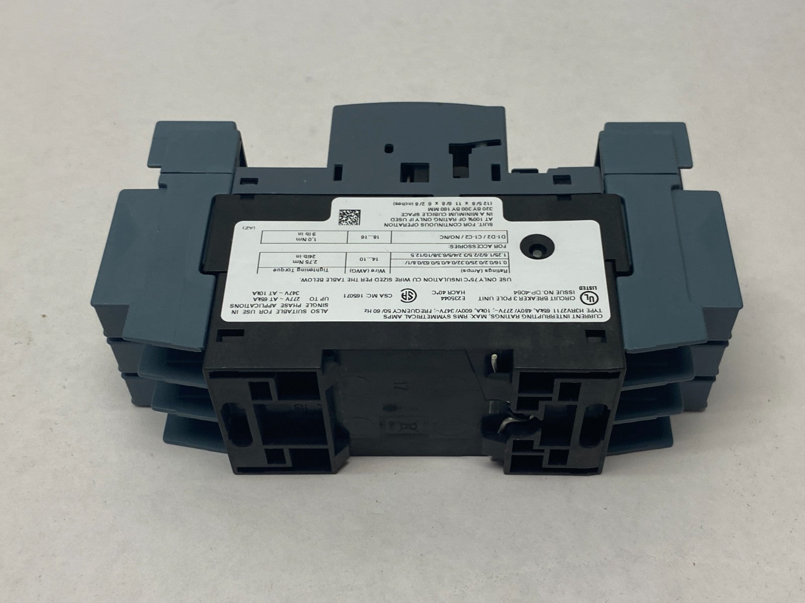 Siemens 3RV2711-1ED10 SIRIUS Motor Starter Circuit Breaker Frame Size S00 - Maverick Industrial Sales