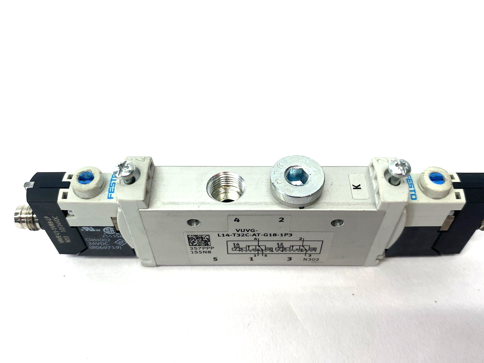 Festo VUVG-L14-T32C-AT-G18-1P3 Solenoid Valve 2x3/2-way monostable closed 566496 - Maverick Industrial Sales