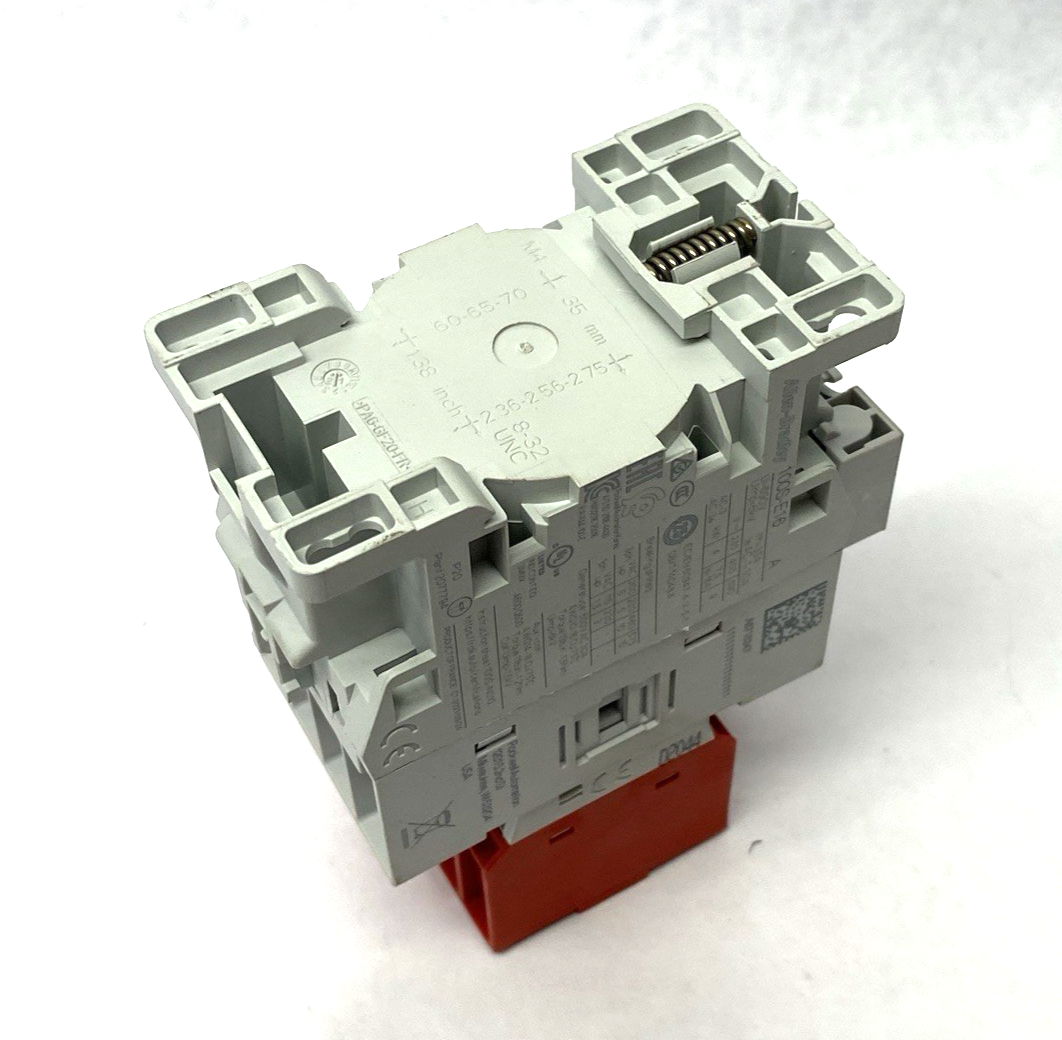 Allen Bradley 100S-E16EJ32C Ser. A MCS-E Safety Contactor, 16A, AC3 duty - Maverick Industrial Sales