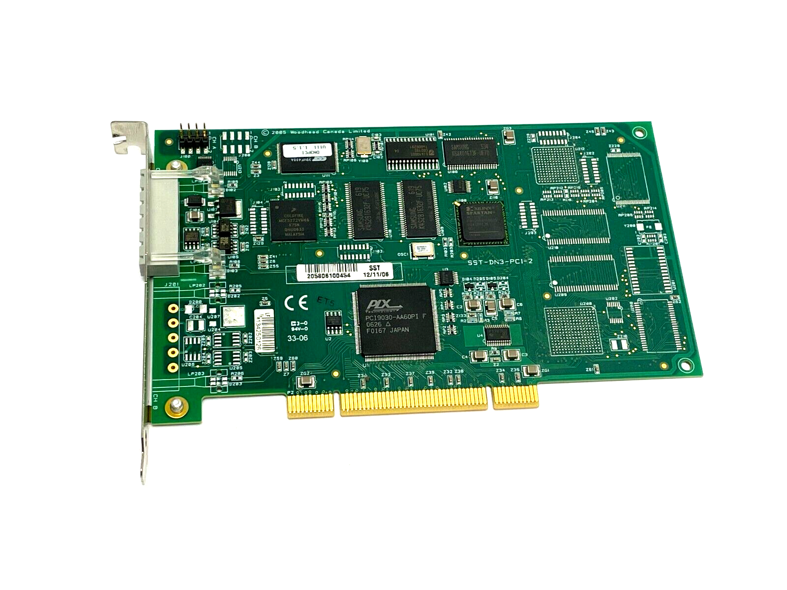 Woodhead Molex SST-SN3-PCI-2 Network Interface Card 2 Channel - Maverick Industrial Sales