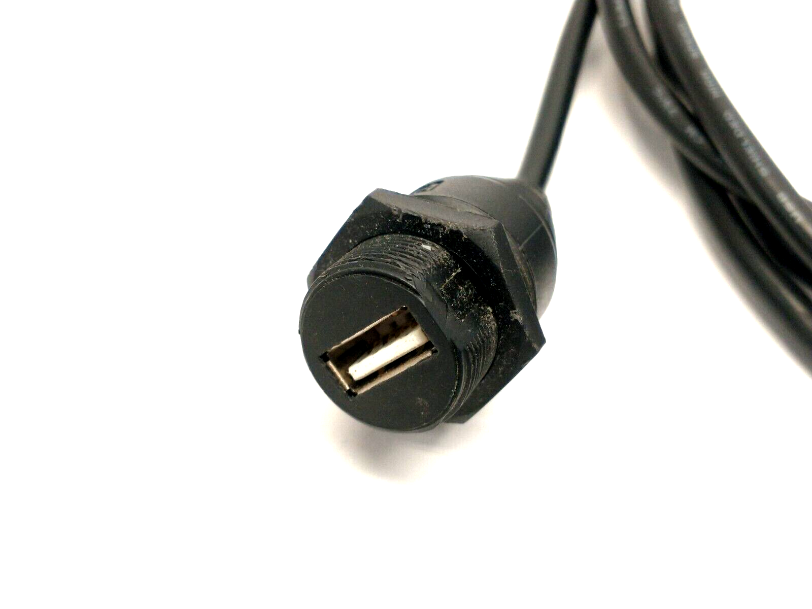 L-Com WPUSBAX-2M Waterproof Panel Mount USB Cable Female To Male Type A 2m - Maverick Industrial Sales