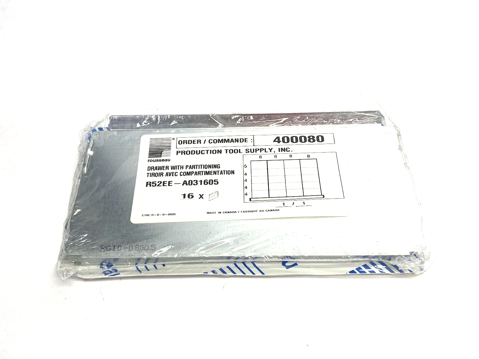 Rousseau R52EE-A031605 Drawer Partitioning PACK OF 16 - Maverick Industrial Sales