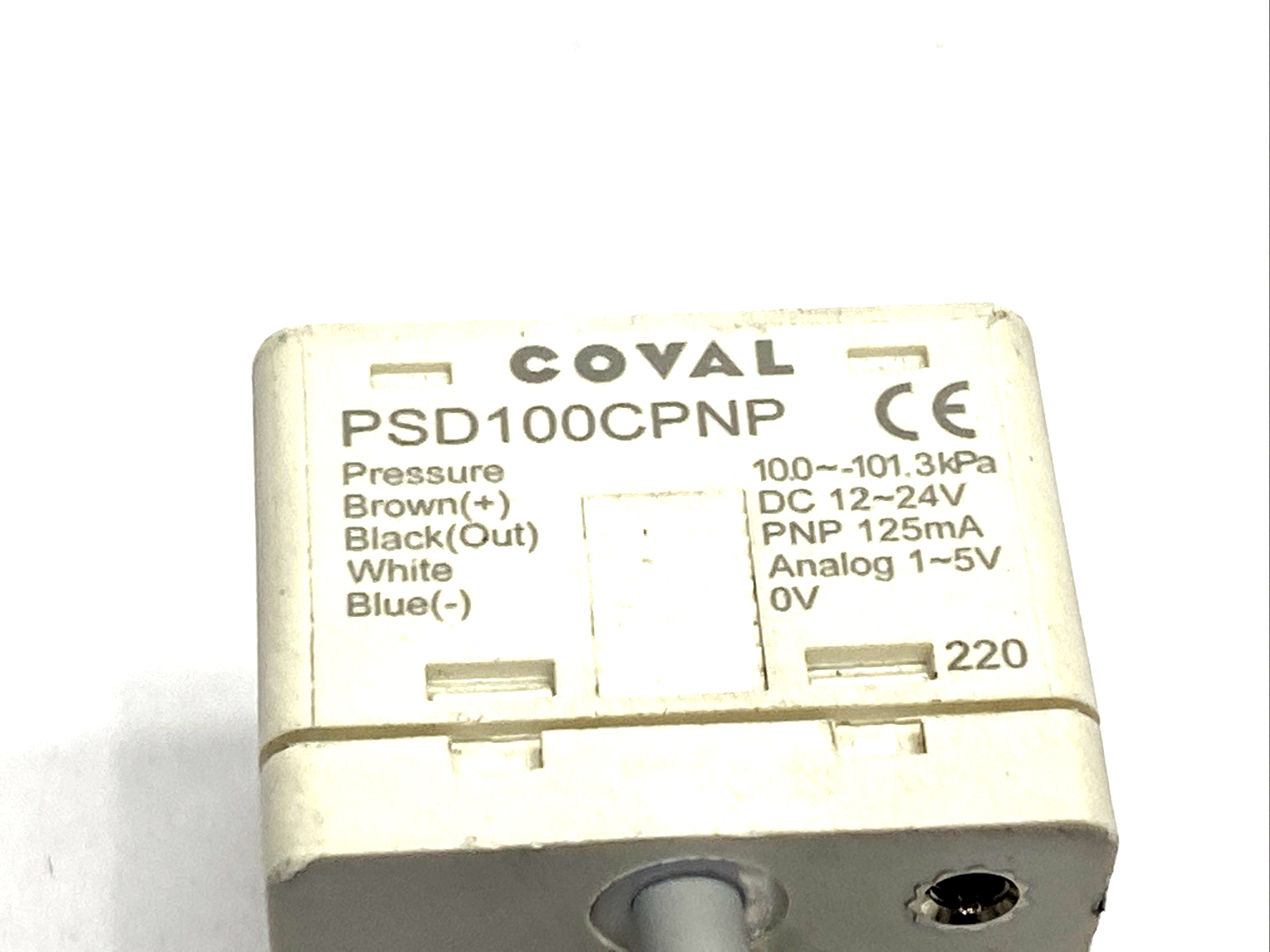 PSD100CPNP | Coval Electronic Vacuum Pressure Switch 12-24VDC - Used - Maverick Industrial Sales