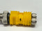 Turck VBRS 4.4-2SKM 3 Actuator Sensor Splitter Male M12 4-Pin 2x Female M8 3-Pin - Maverick Industrial Sales