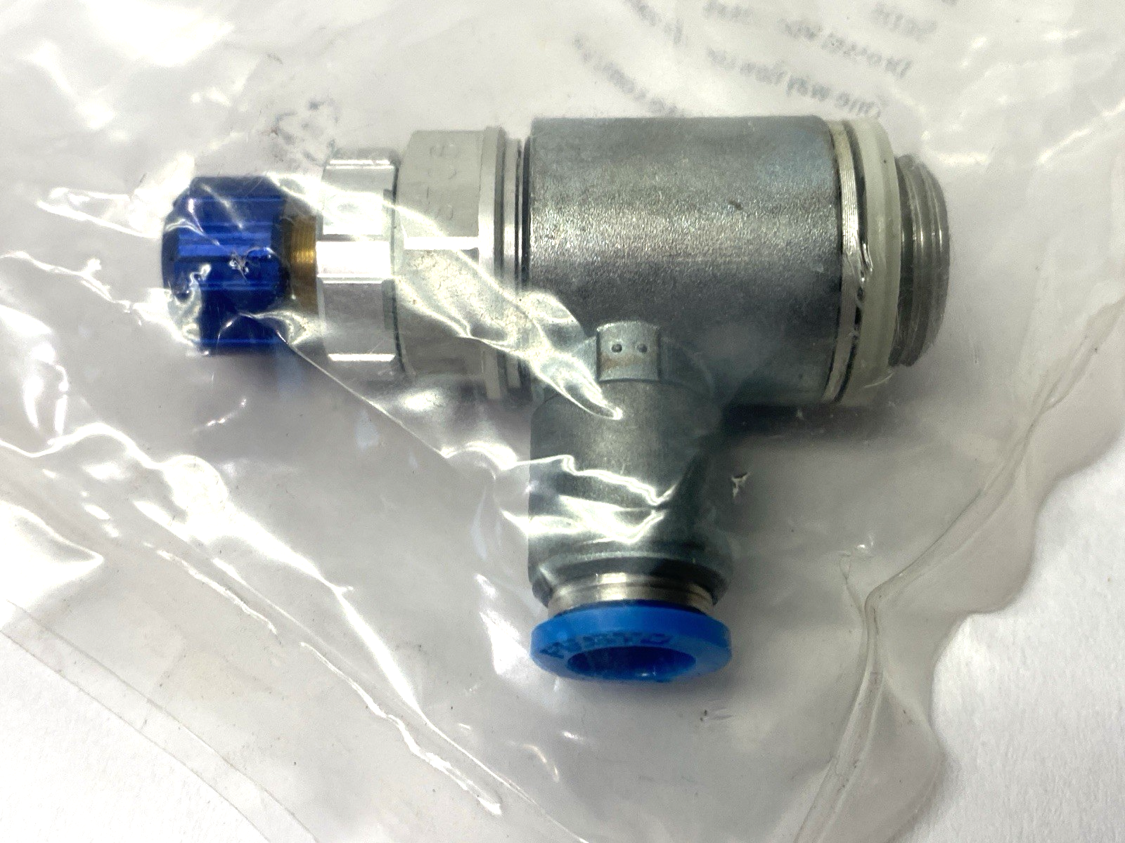 Festo GRLA-3/8-QS-8-RS-D One-Way Flow Control Valve 534342 - Maverick Industrial Sales