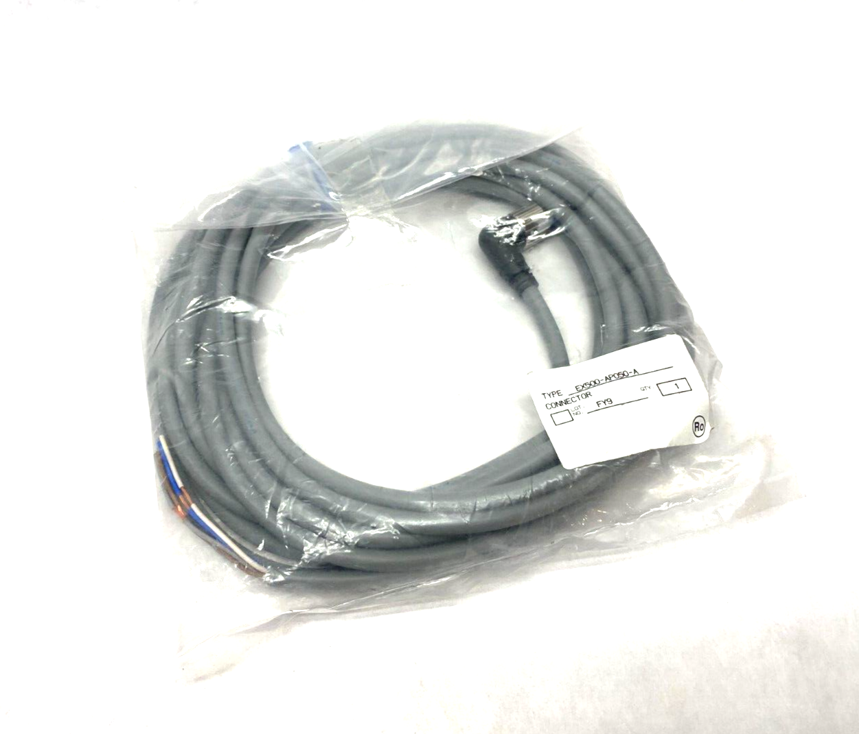 SMC EX500-AP050-A Single Ended Power Connector Cordset Right Angle - Maverick Industrial Sales