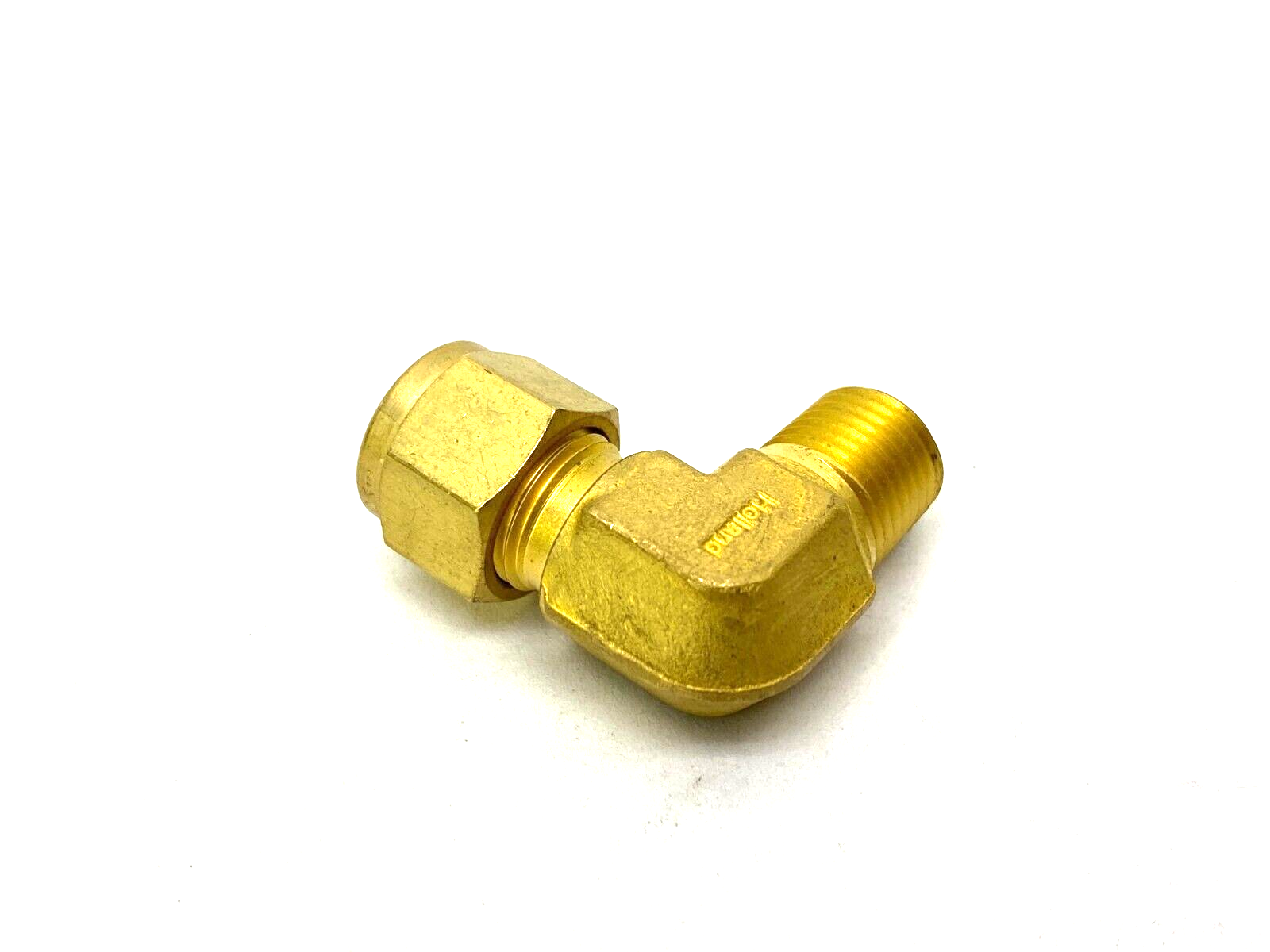 Swagelok B-600-2-4 Brass Elbow Compression Fitting 3/8" Tube 1/4" NPT Thread - Maverick Industrial Sales