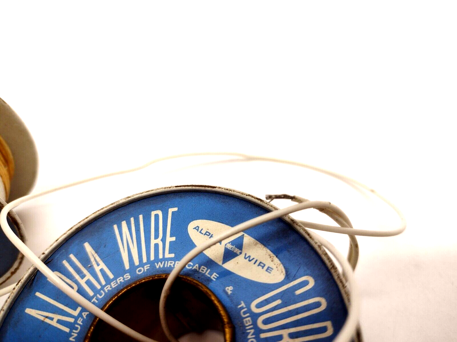 Alpha Wire 1865 22 AWG 7/30 PVC Nylon MIL-W-16878D LOT OF 2 SPOOLS, 11oz Total - Maverick Industrial Sales