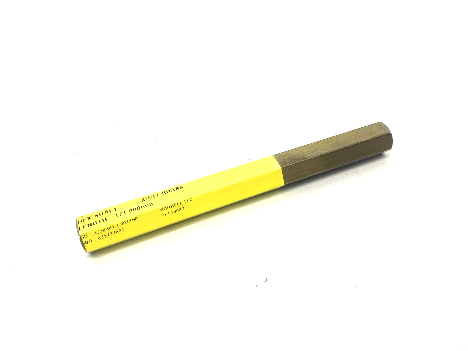 Bosch Rexroth 3842992521 Hex Shaft 171 mm Length SW17 Brass - Maverick Industrial Sales
