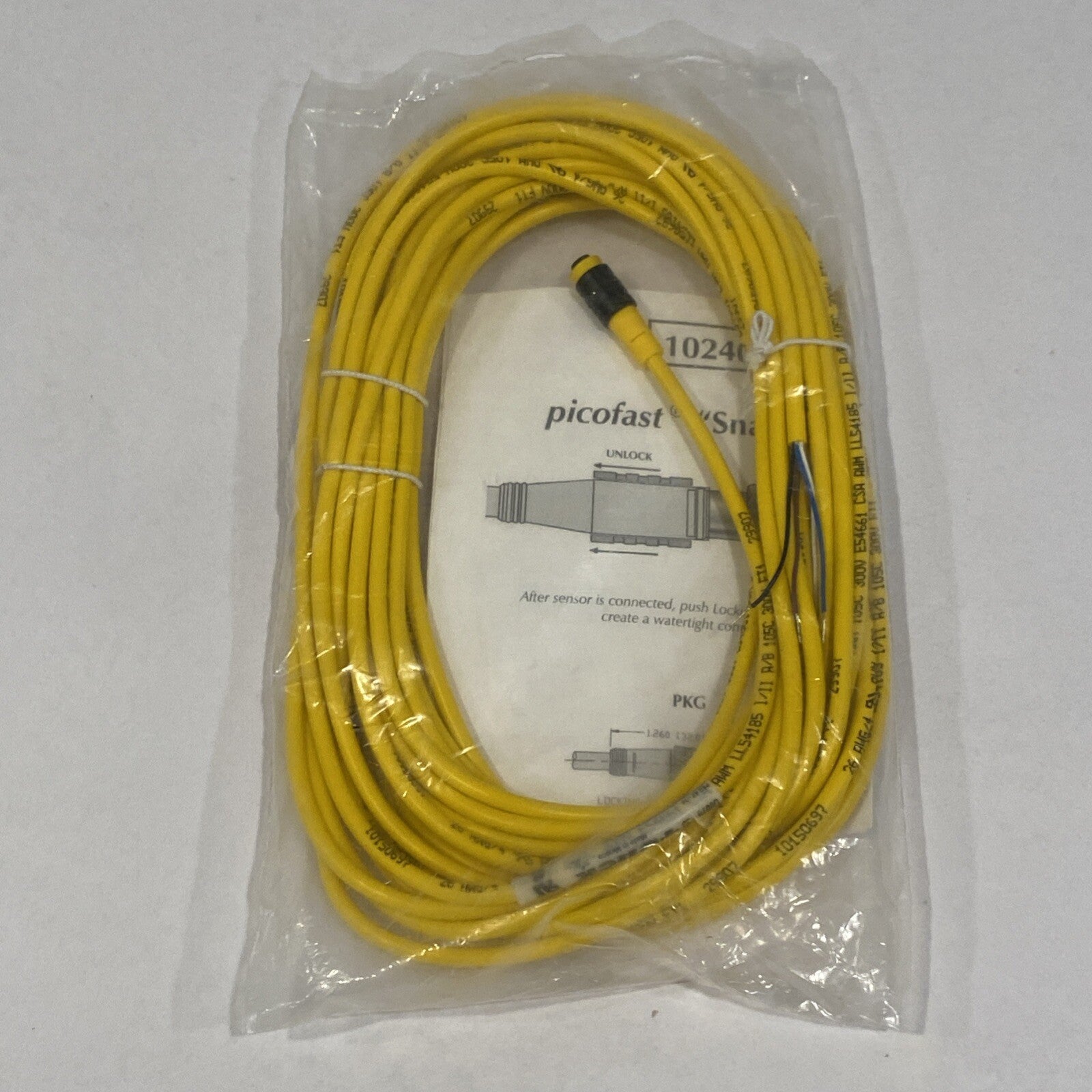 Turck PKG 4Z-10 Cable Assembly M8 Female 4-Pin Picofast U0070-33 - Maverick Industrial Sales