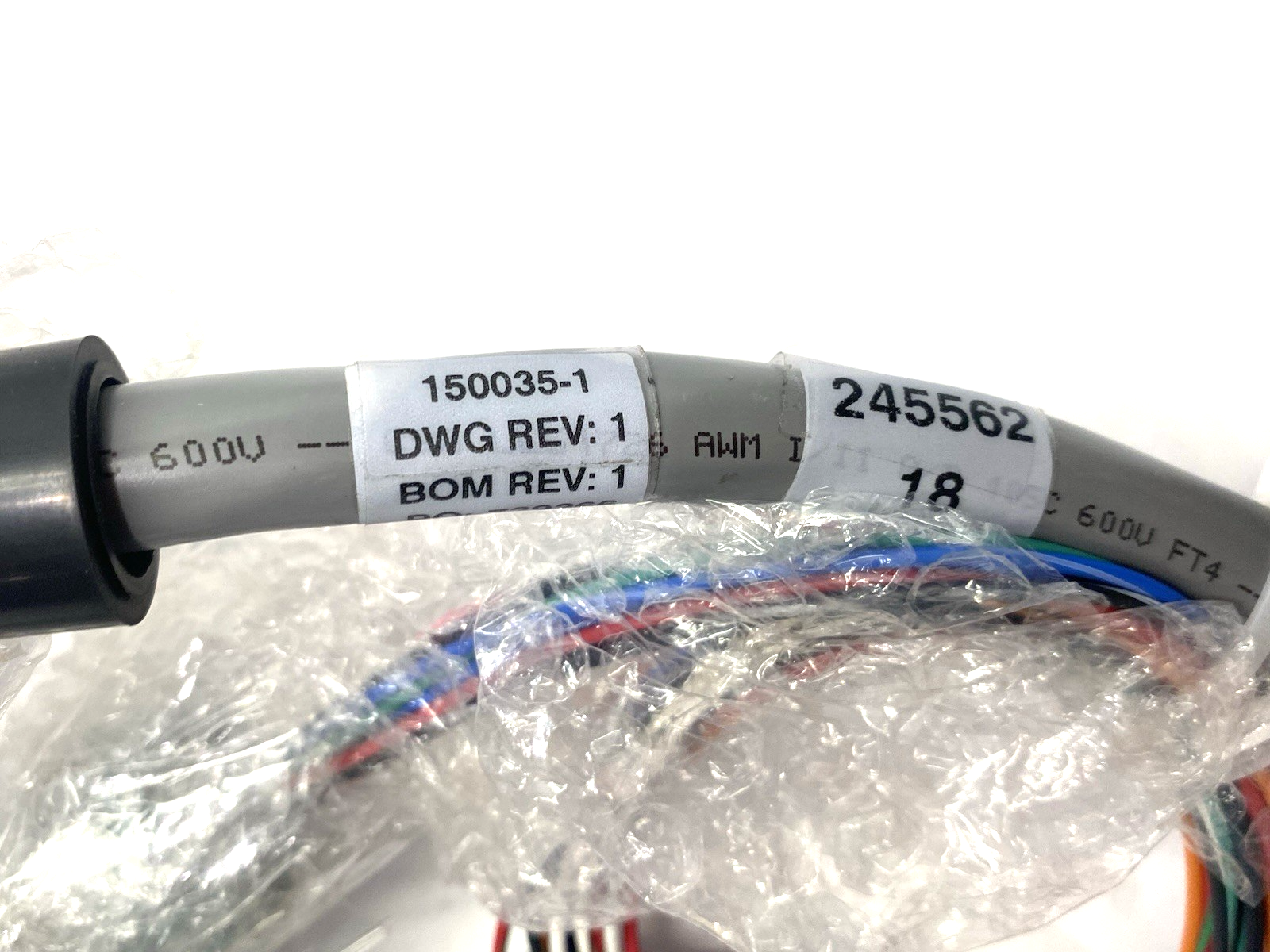 | Yaskawa 150035-1 Cable Assembly, Pigtail I/O, Upper Arm to J-Box - New – Open box - Maverick Industrial Sales