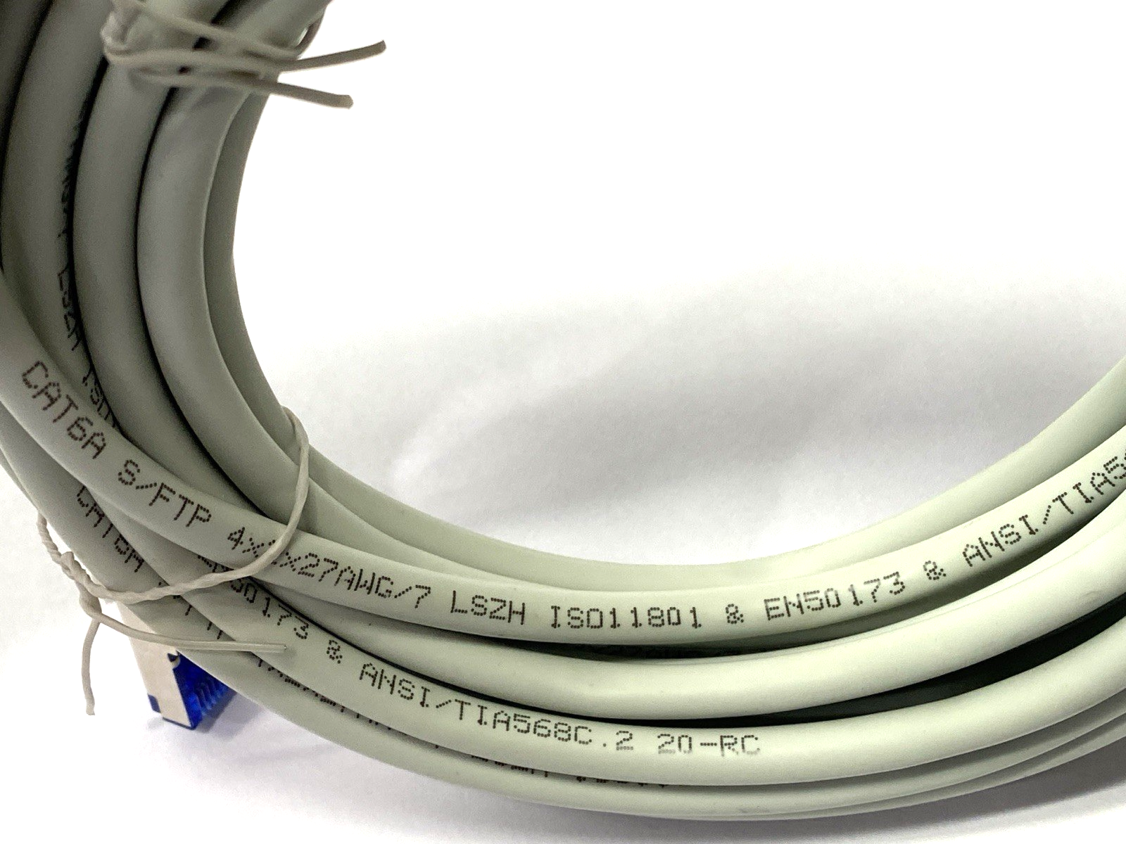 Value 21.99.0865E Double Ended Ethernet Cable Gray Male RJ45 Connectors 5m - Maverick Industrial Sales