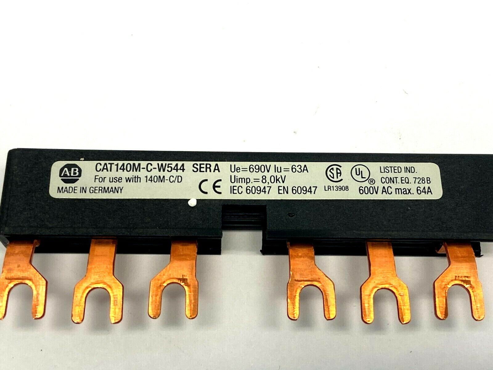 Allen Bradley 140M-C-W544 Busbar 54mm Spacing 4 Connection for 32A Breaker - Maverick Industrial Sales