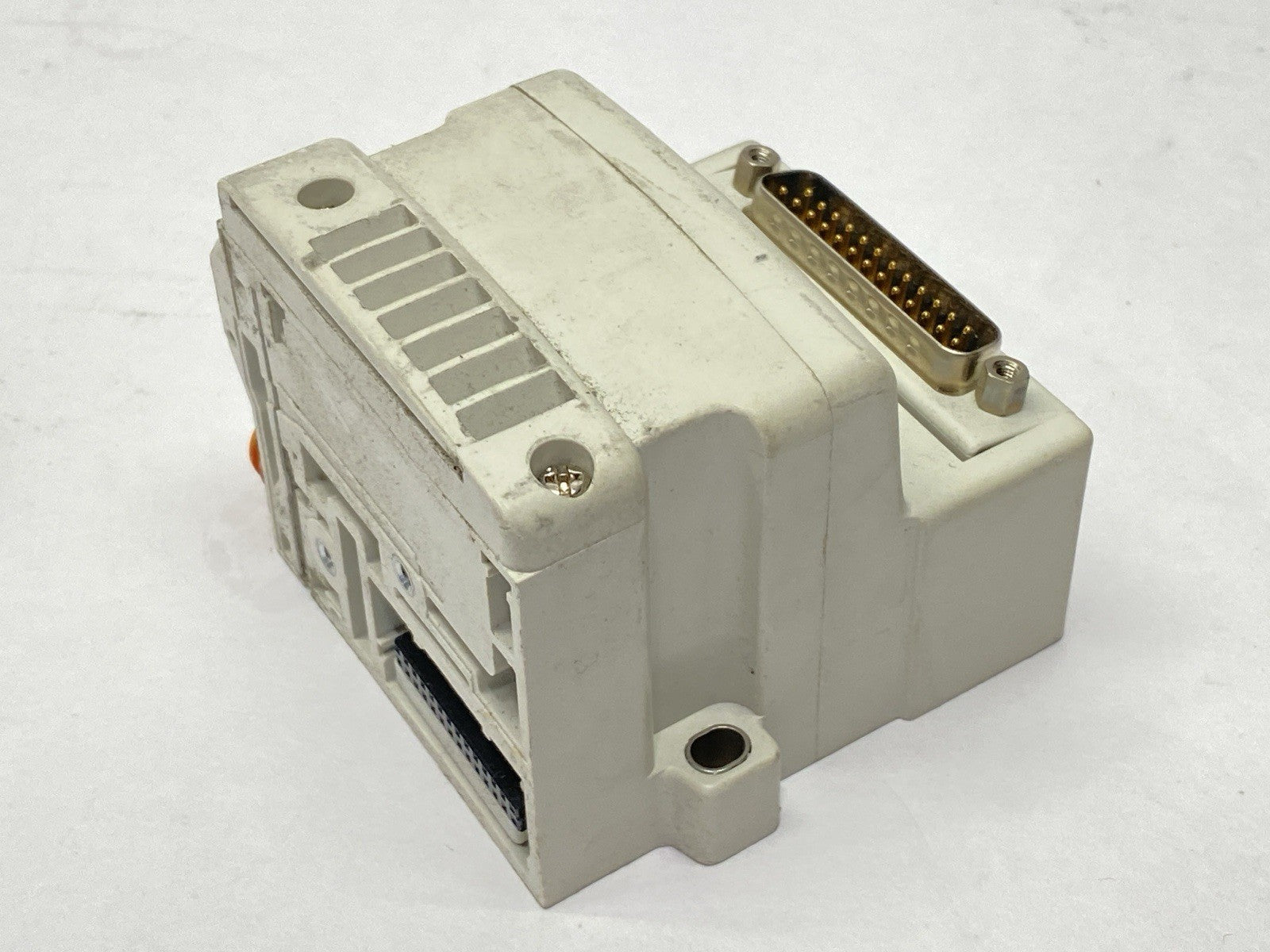 SMC VVQC1000-F25-1 Pneumatic Manifold Valve D-Sub Connector End Plate - Maverick Industrial Sales