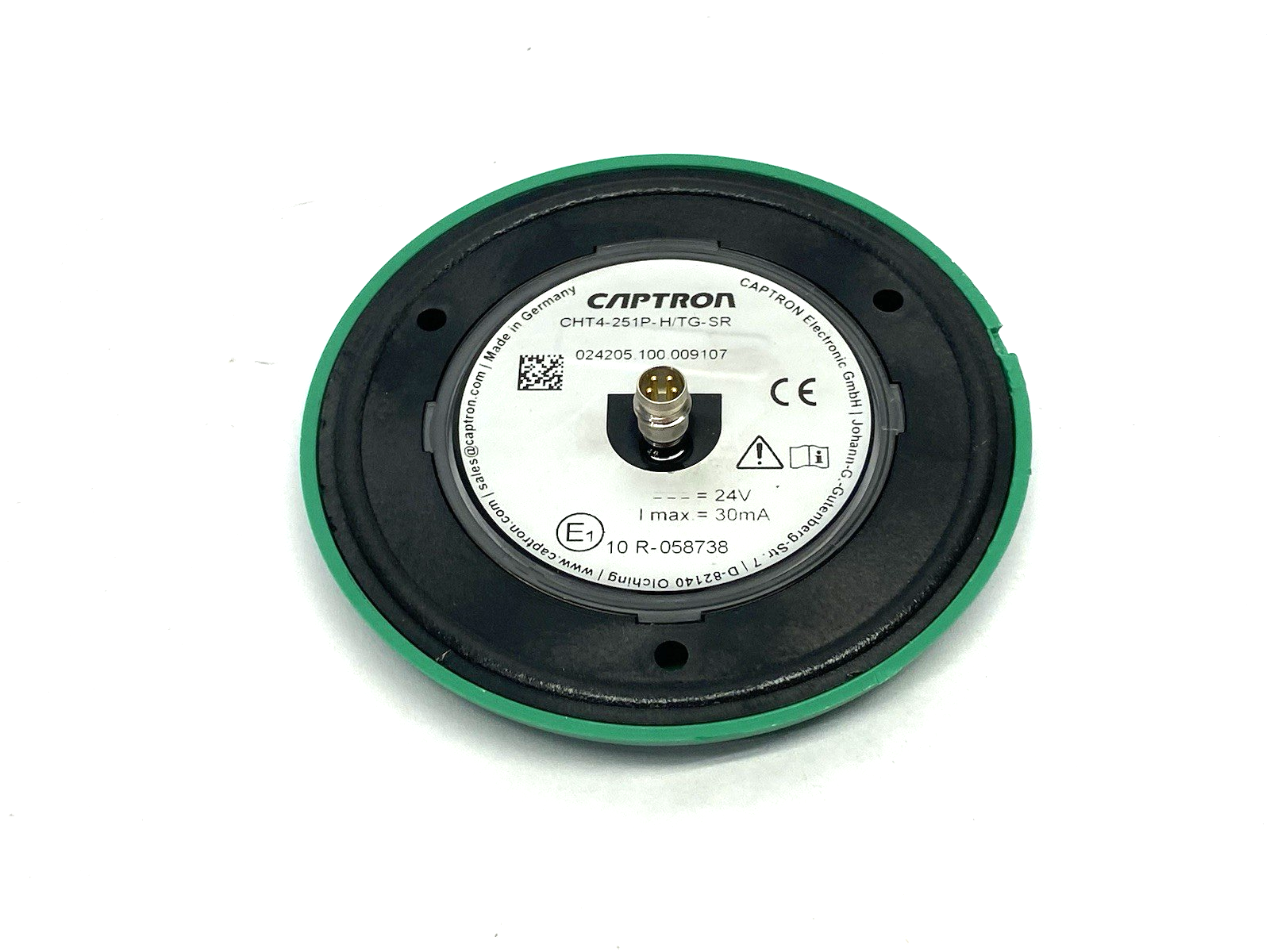 CHT4-251P-H/TG-SR | Captron Capacitive SENSORswitch, Touch, Flush Mount - Used - Maverick Industrial Sales