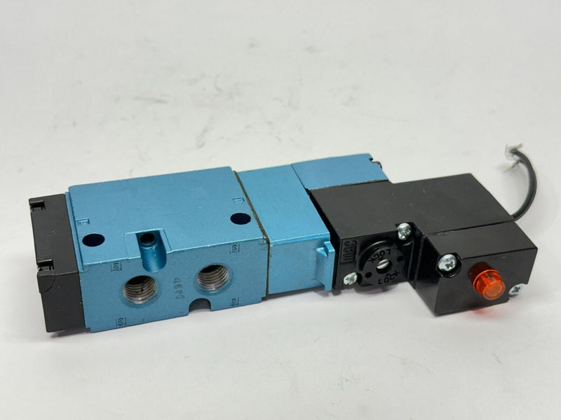 Mac Valves 812C-PM-507AA-112AG Single Solenoid Piloted Valve 5/2-Way 24VDC - Maverick Industrial Sales