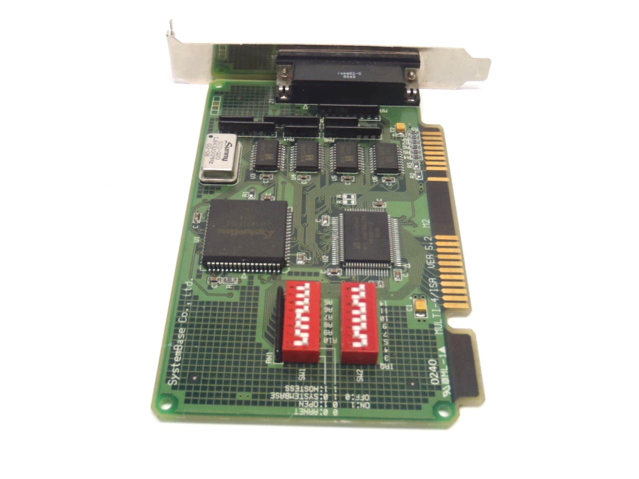 SystemBase 93JHA-PTRL-2085 PCI Card MULTI-4/ISA Ver 5.2 M2 - Maverick Industrial Sales