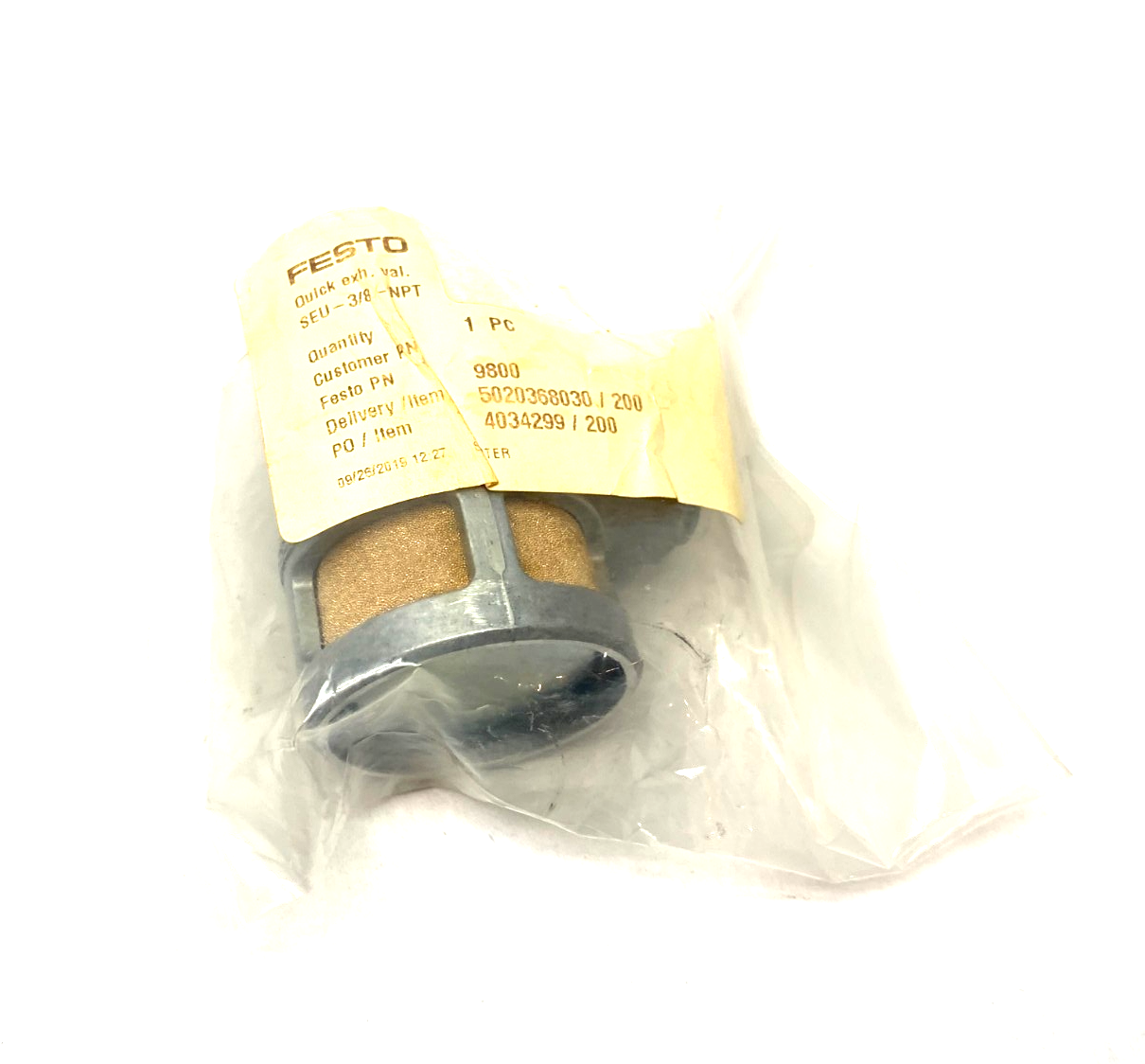 Festo SEU-3/8-NPT Quick-Exhaust Valve 9800 - Maverick Industrial Sales