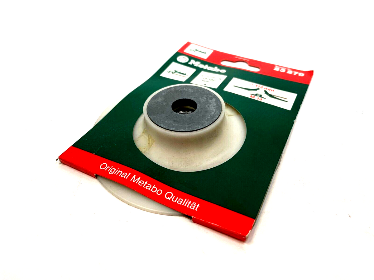Metabo 23-279 Flexible Backing Pad, 4-1/2", 112mm, M14 Nut, Angle Grinder - Maverick Industrial Sales