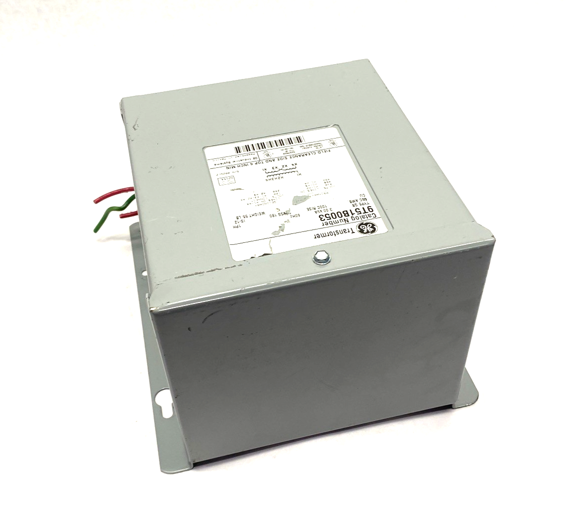 9T51B0053 | ABB General Electric Transformer 1C,3kVA,480(-2 5%)-120/240,100C,3R,QB - Used - Maverick Industrial Sales