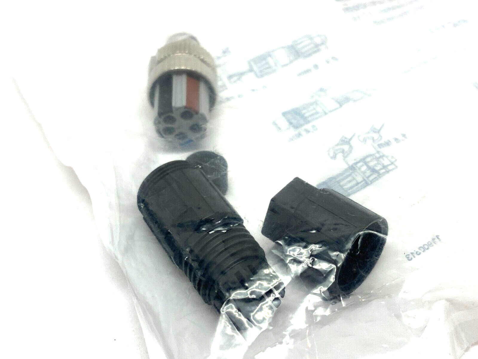 Lutze 490191 Field Wireable Connector M12 Straight STGK-M12 5POL-A FK - Maverick Industrial Sales