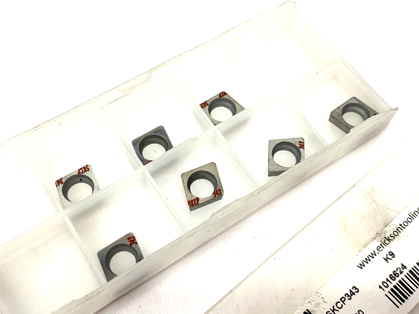 Erickson 1016624 Indexable Turning Insert SKCP343 K9 PKG OF 7 - Maverick Industrial Sales