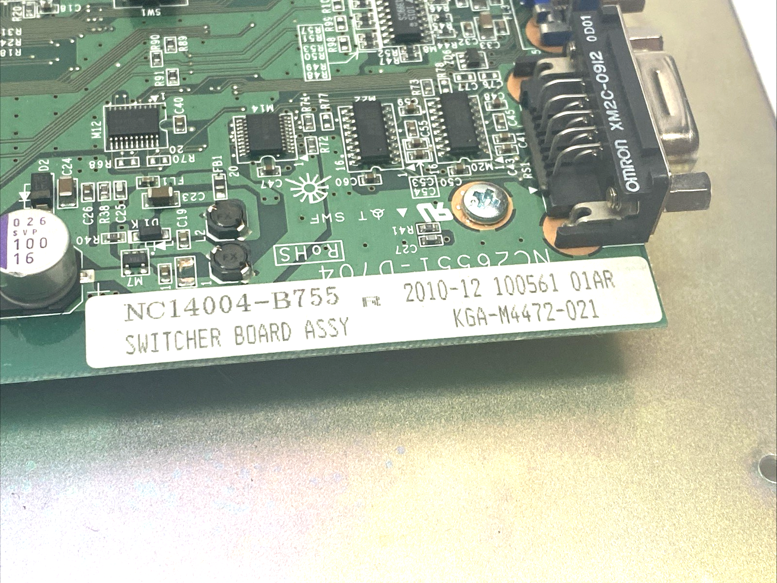 Yamaha KGA-M4472-021 Switcher Board Assembly NC14004-B755 - Maverick Industrial Sales