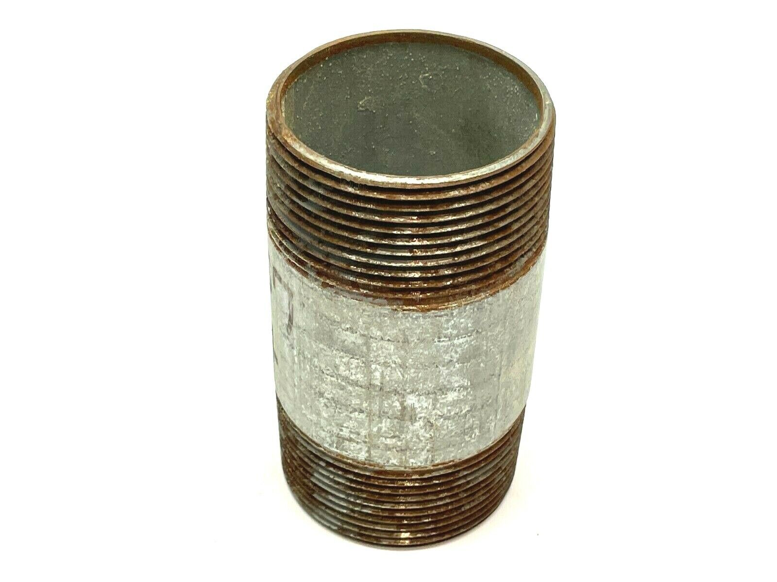 Rigid Conduit Nipple Galvanized Steel 2-3/4" Thread 5" Length - Maverick Industrial Sales