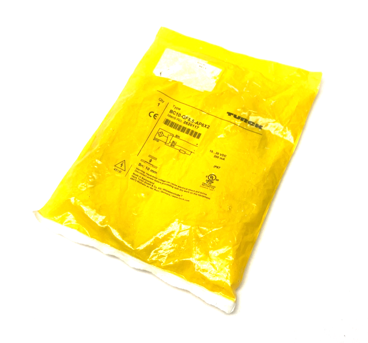 Turck BC10-QF5,5-AP6X2 Capacitive Proximity Sensor 2620117 - Maverick Industrial Sales
