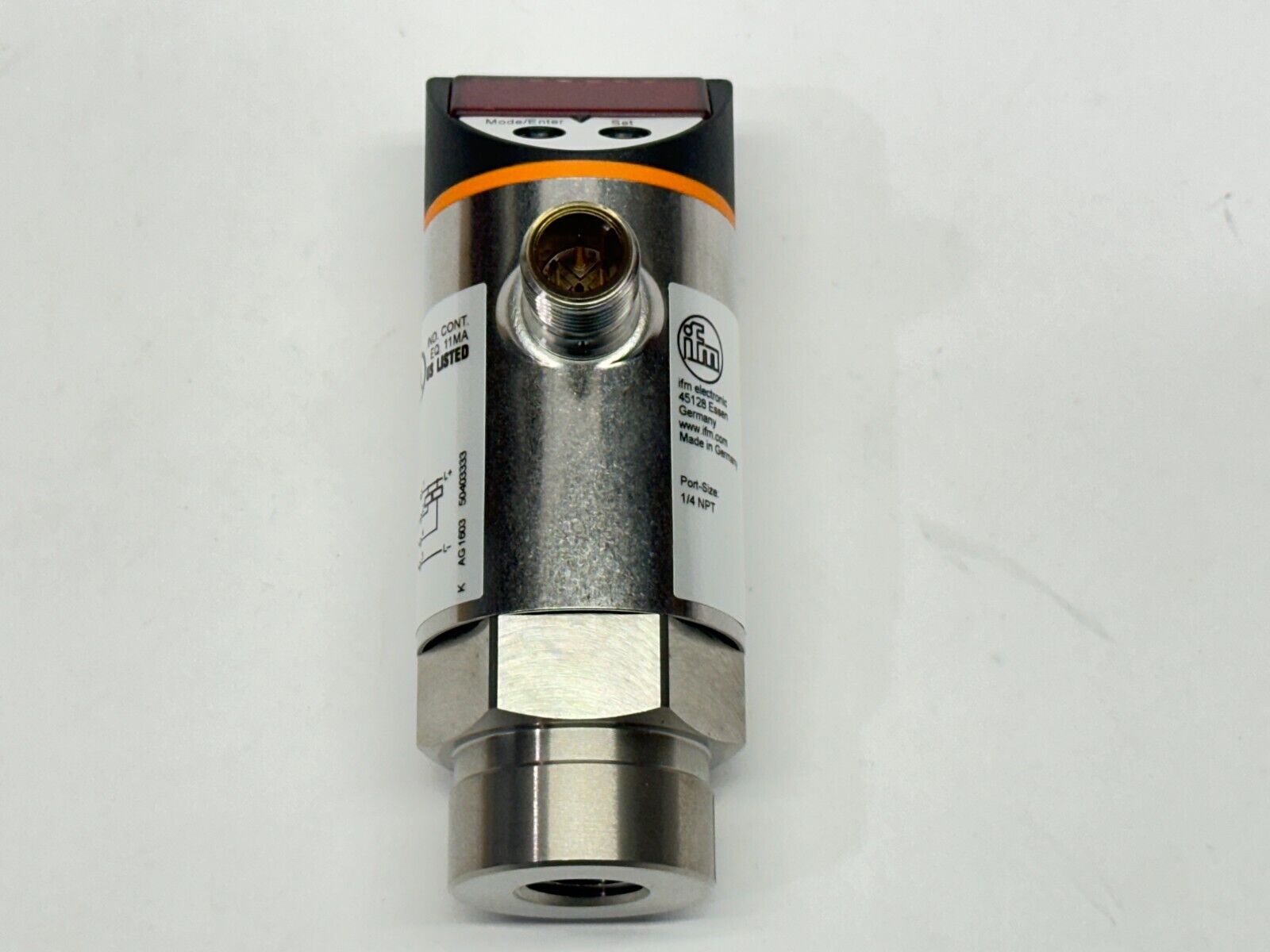 IFM PN7201 Pressure Sensor with Display PN-250-SBN14-QFRKG/US/ /V - Maverick Industrial Sales