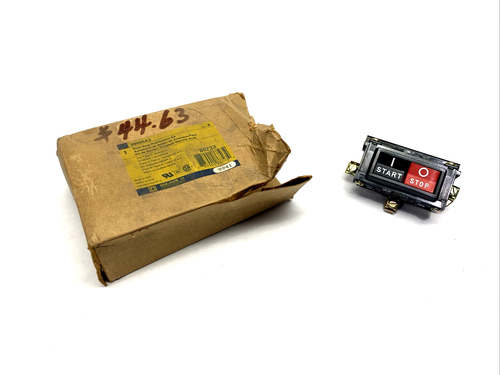 9999SA2 | Square D NEMA Motor Starter & Contactor, Type S, Start/Stop Push Button - New – Open box - Maverick Industrial Sales