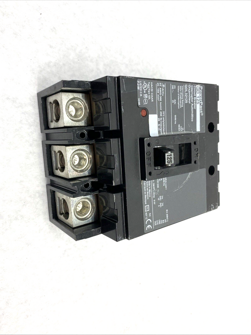 Square D QDL32125 PowerPact 125A Breaker - Maverick Industrial Sales