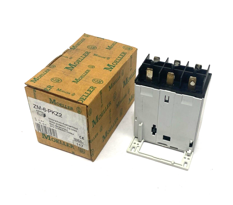 Moeller ZM-6-PKZ2 Adjustable Motor Protection Trip Block 4-6A, 50-80A - Maverick Industrial Sales