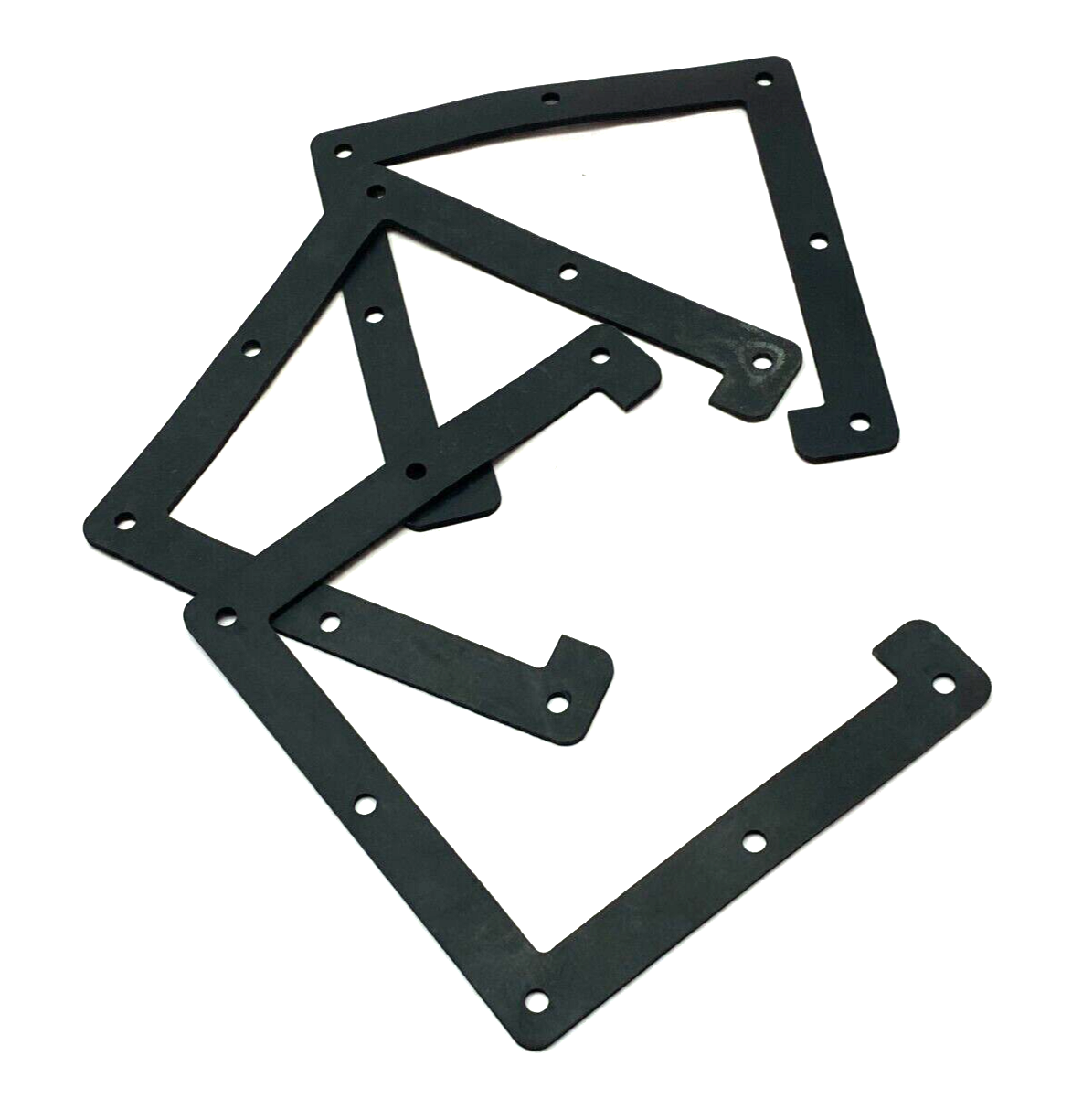 Hoffman F66 nVent Wireway Section Rubber Connection Seal 6 x 6" Black LOT OF 3 - Maverick Industrial Sales