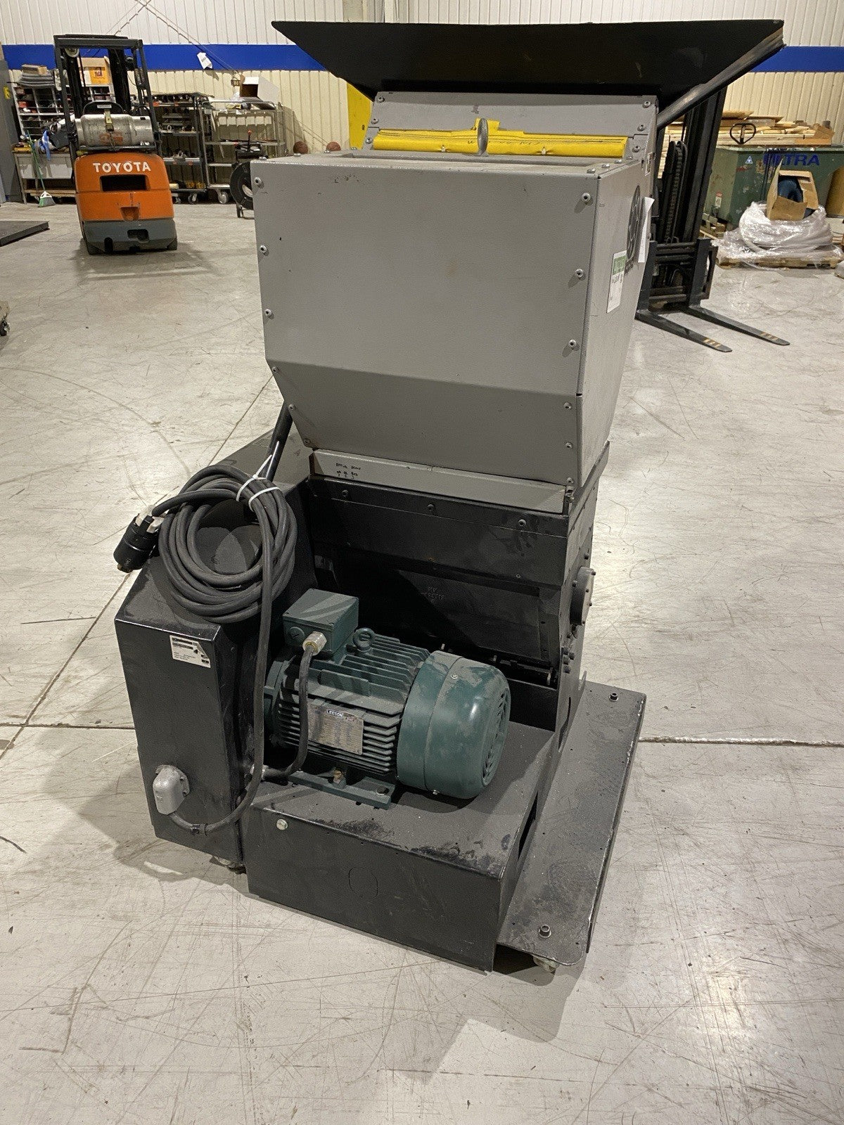 F-19 | Rapid Force Plastic Granulator 480V 3ph Wide Schute - Used - Maverick Industrial Sales