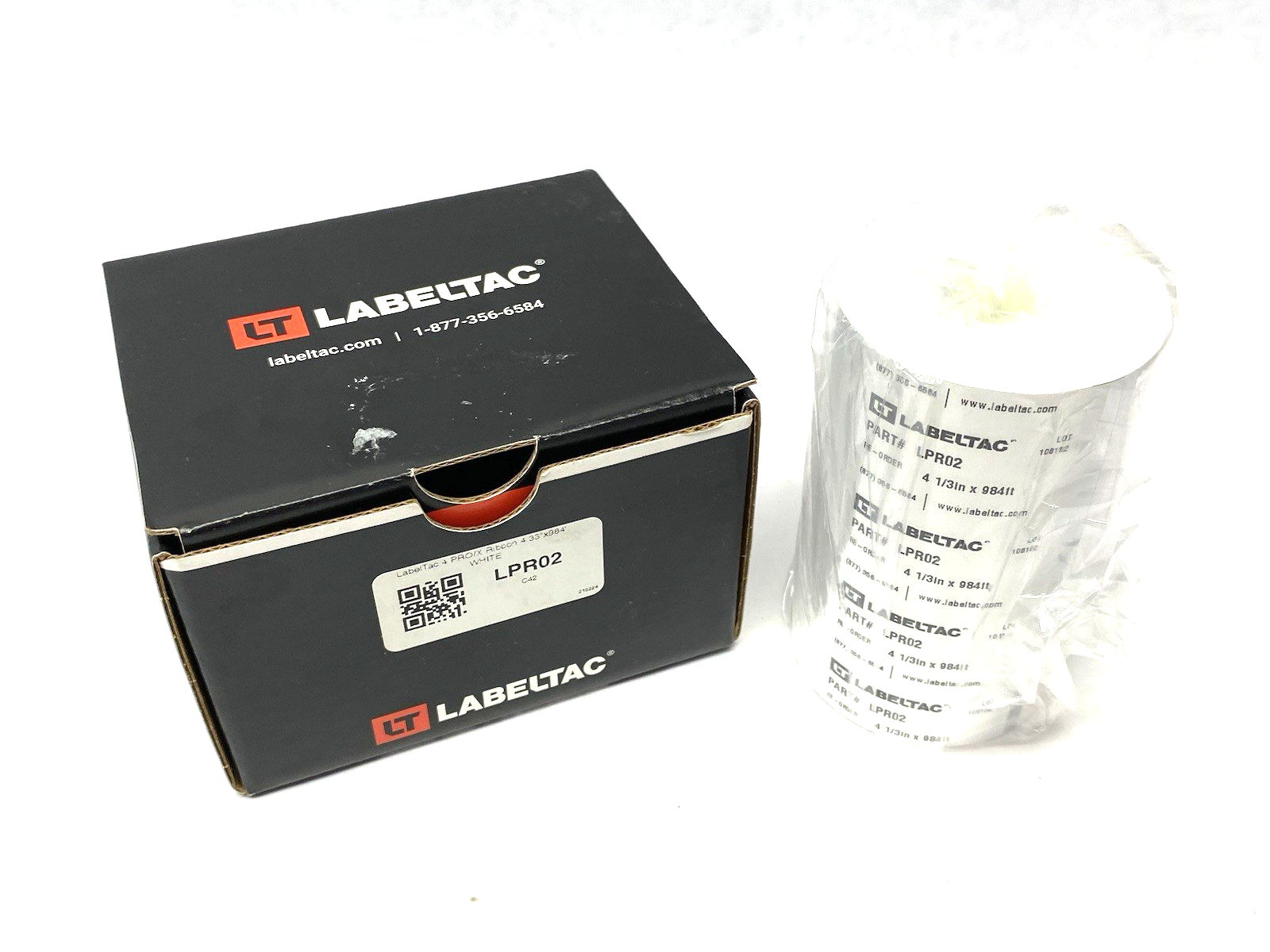 Labeltac Ribbon Replacement LPR02 | LabelTac Pro Model Standard Print Ribbon 4.33