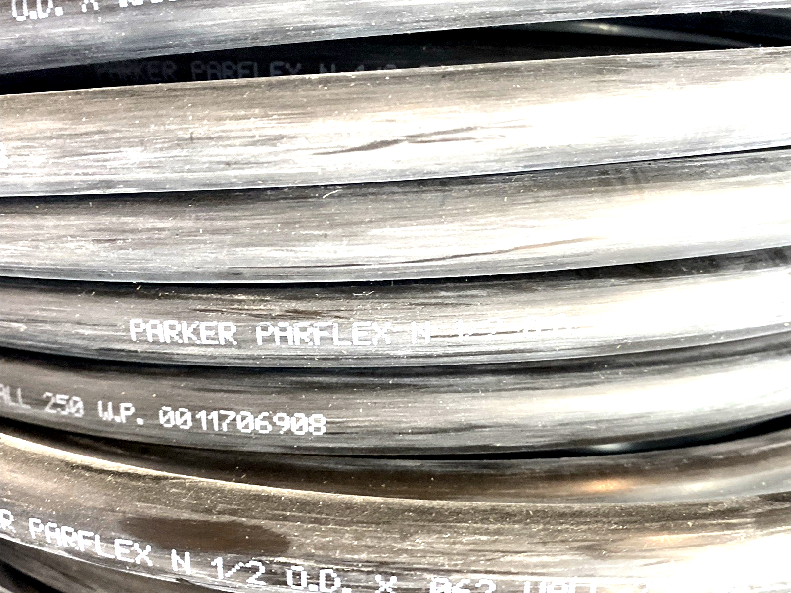 NB-8-062 | Parker Nylon Tubing 1/2" OD 3/8" ID 0.062" Wall Black - New – Open box - Maverick Industrial Sales