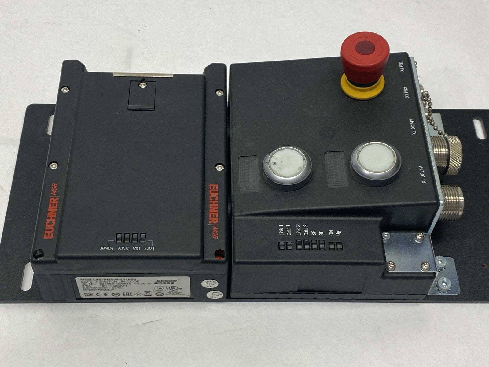 Euchner MGB-L2B-PNA-R-121859 Multifunctional Gate Box Evaluation And Bus Module - Maverick Industrial Sales