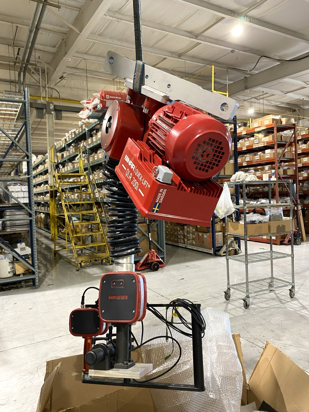 Binar Quick-Lift QLR 200i 230V 200 KG Max Load Smart Hoist - Maverick Industrial Sales