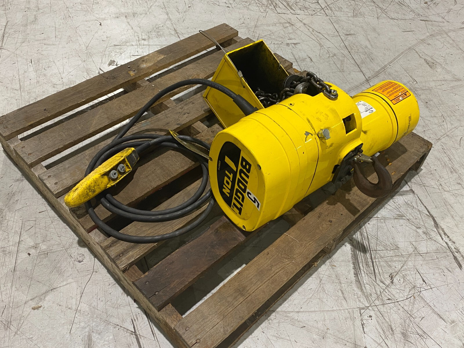 Yale Lift-Tech BEHC0116 ManGuard Budgit Electric Chain Hoist 1-Ton Capacity 1HP - Maverick Industrial Sales