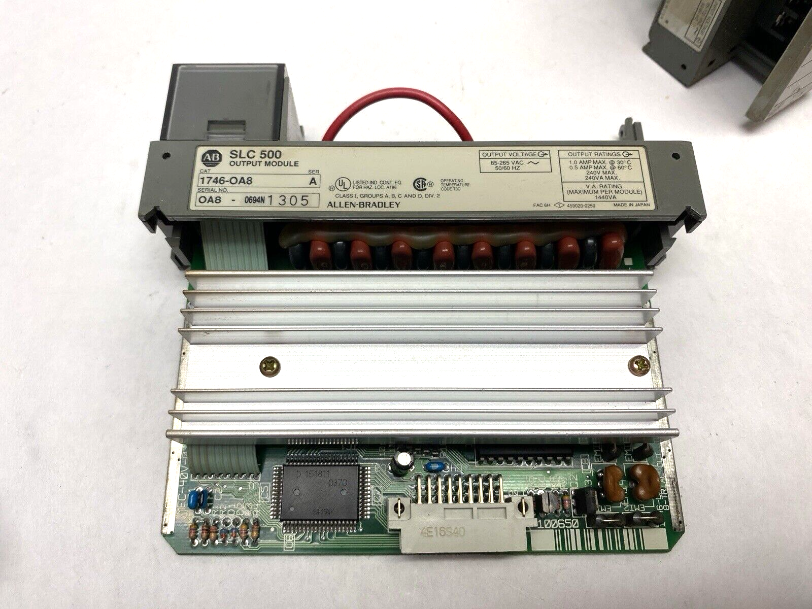 LOT OF 6 Allen Bradley SLC 500 Modules - For parts or not working - Maverick Industrial Sales