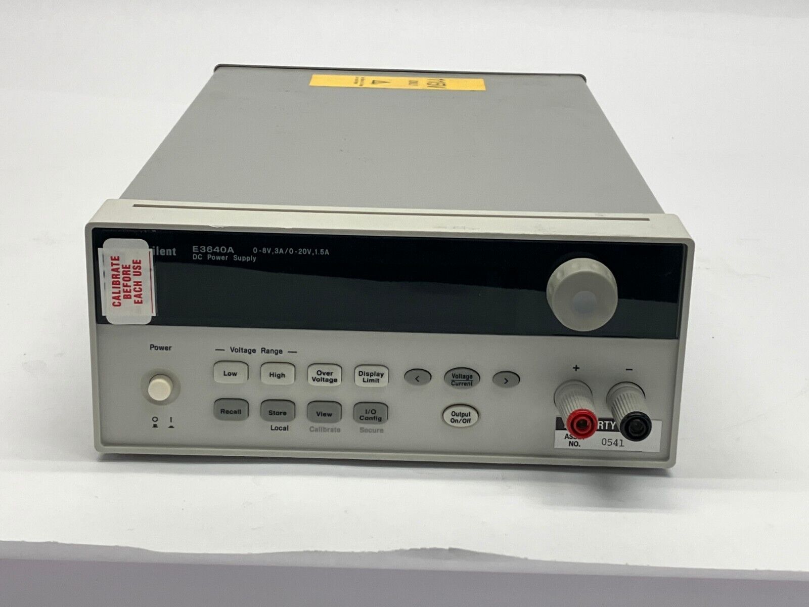 Agilent E3640A DC Power Supply 0-8V, 3A / 0-20V, 1.5A - Maverick Industrial Sales